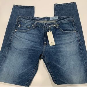 AG Adriano Goldshmied The Matchbox Mens Slim Straight Blue Jeans Sz. 33